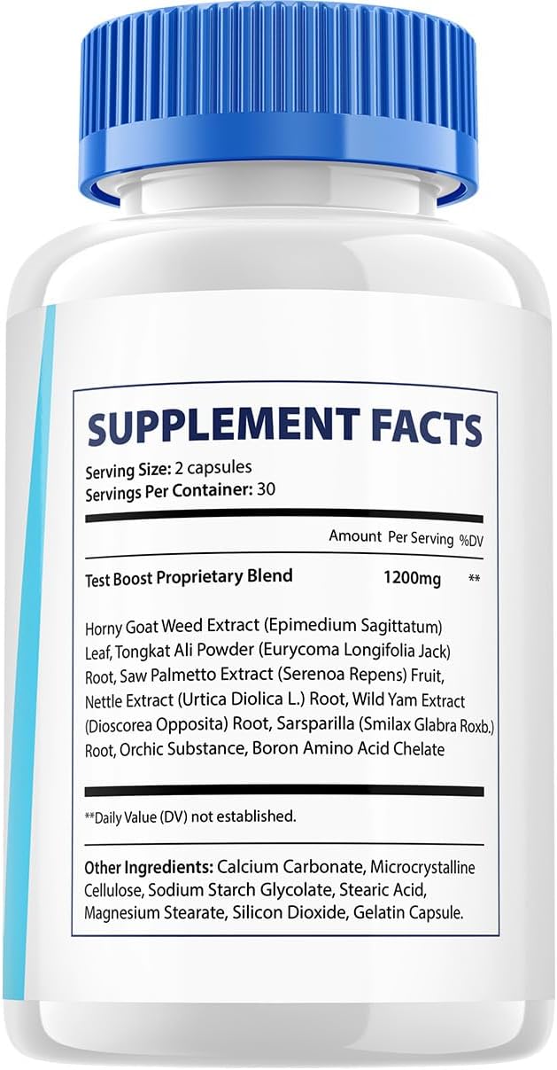 ViraFlexx Capsules Supplement for Men's Wellness and Energy Performance (60 Capsules)