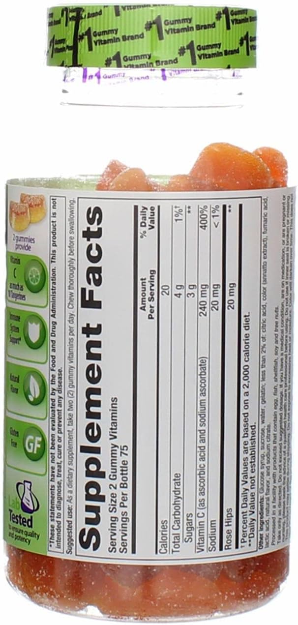 Vitafusion Power C Gummy Vitamins - Adult Formula (150 Count)