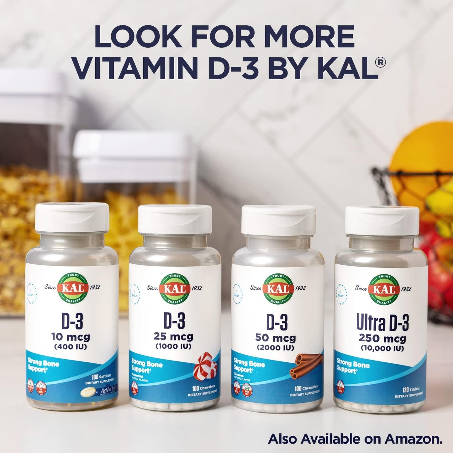 Vitamin D3 5000 IU Softgels - Active Form for Calcium Absorption, Bone Health, & Immune Support - 90 Servings, Soy-Free