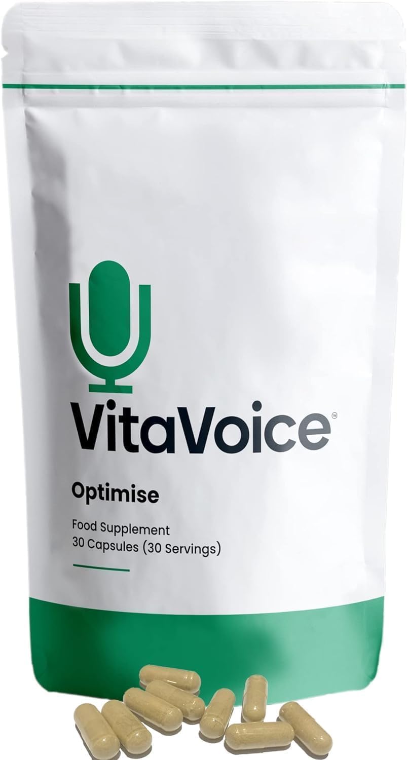VitaVoice Nootropics & Vitamins for Vocal Health, Wellbeing & Mindset - 30 Capsules