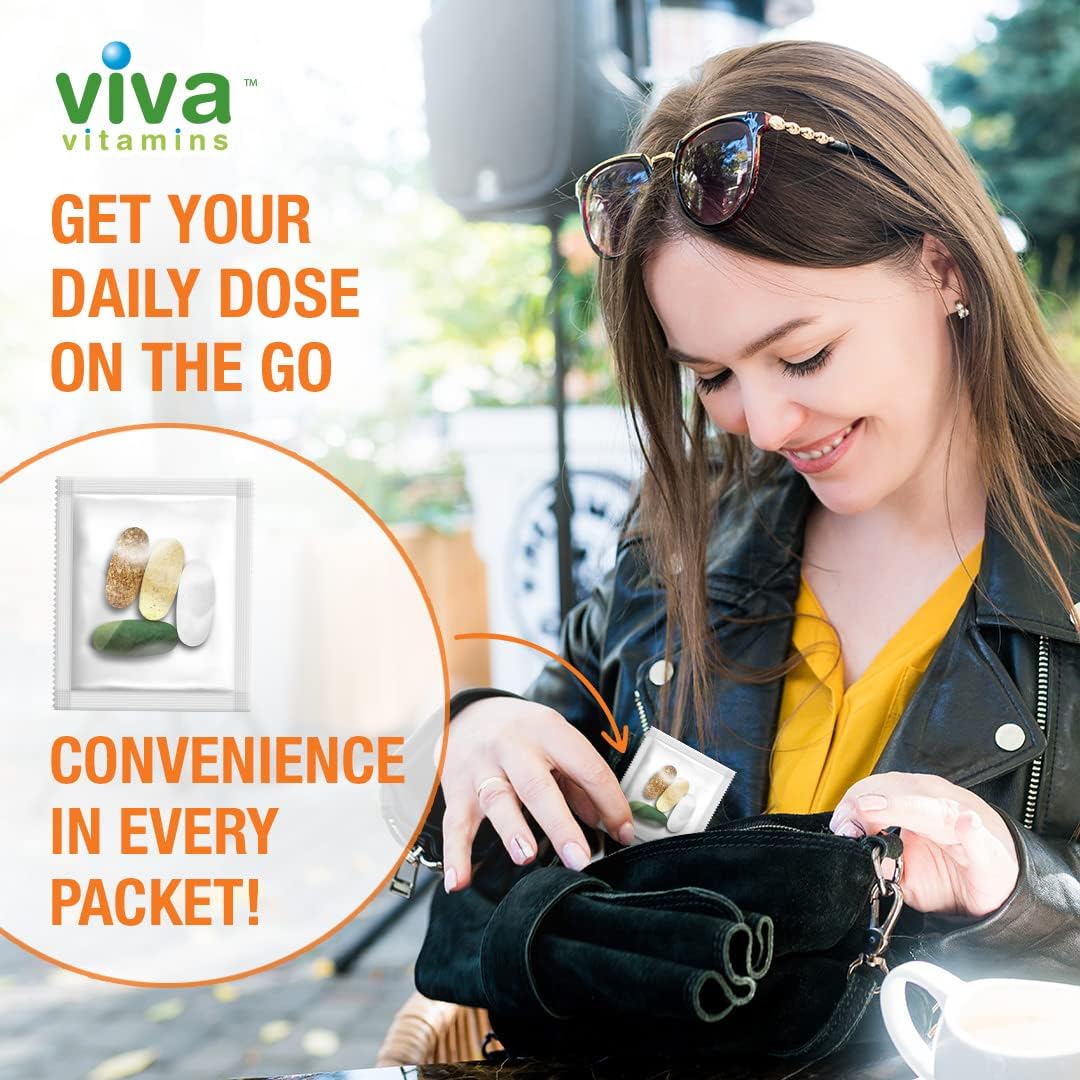 Viva Vitamins CSP Packs: Immunity Boosting Multivitamin & Mineral Supplements for Men & Women - 30 Packs