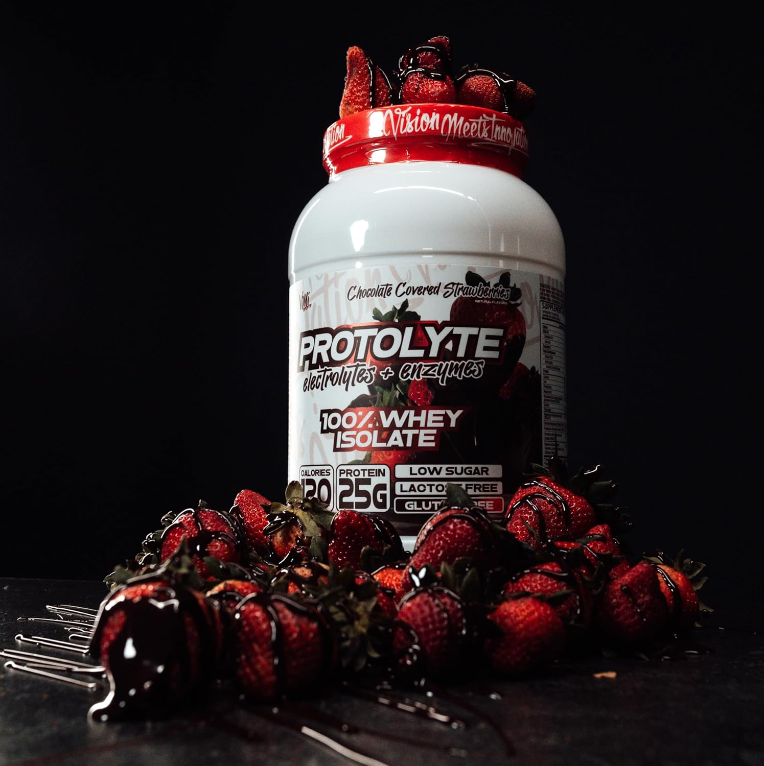 VMI Sports Protolyte Whey Isolate Protein Powder - Low-Calorie 100% Whey Protein Isolate - Non-GMO, Low Sugar, Lactose Free, Gluten Free