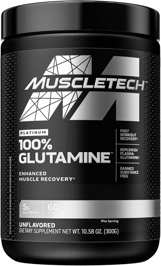 Whey Protein Powder and Glutamine for Muscle Building, Strength, and Recovery by Muscletech
