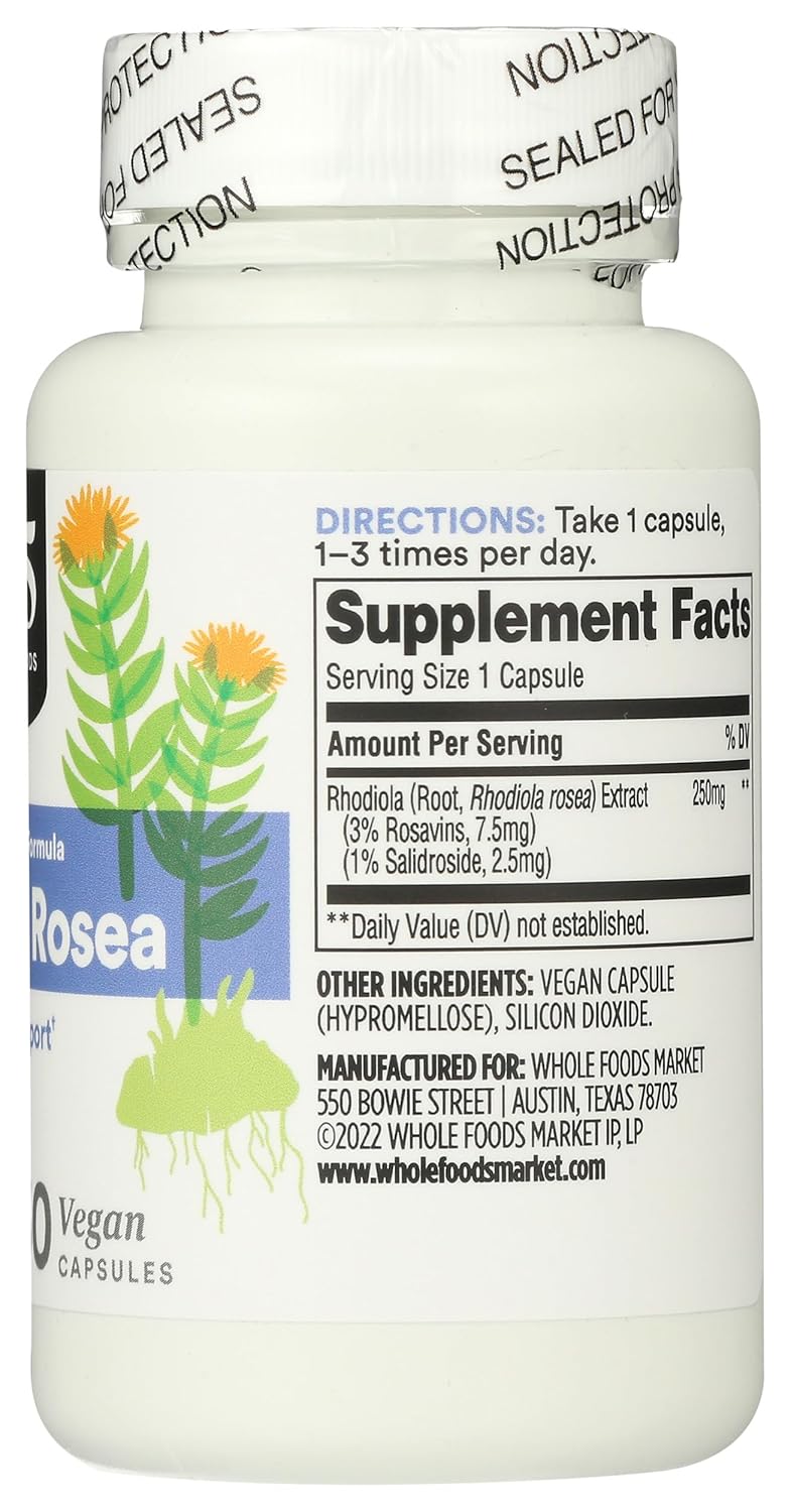 Whole Foods Market 365 Rhodiola Supplement - 60 Count