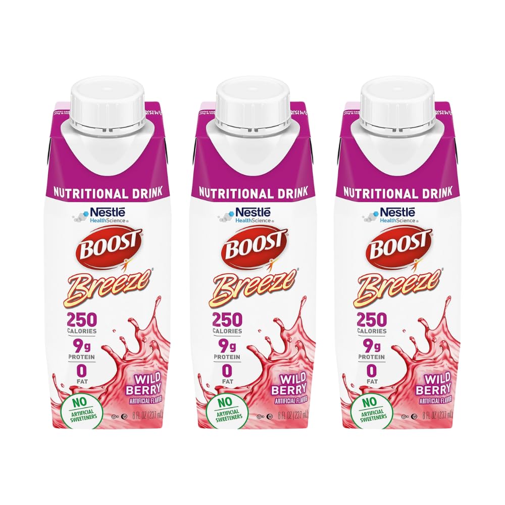 Wildberry Boost Breeze Nutritional Drink 8 Fl Oz - Pack of 3