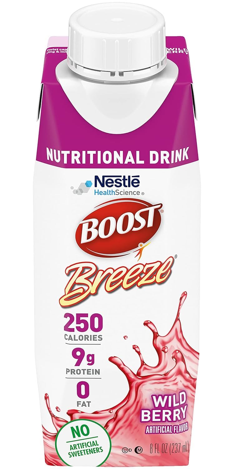 Wildberry Boost Breeze Nutritional Drink 8 Fl Oz - Pack of 3