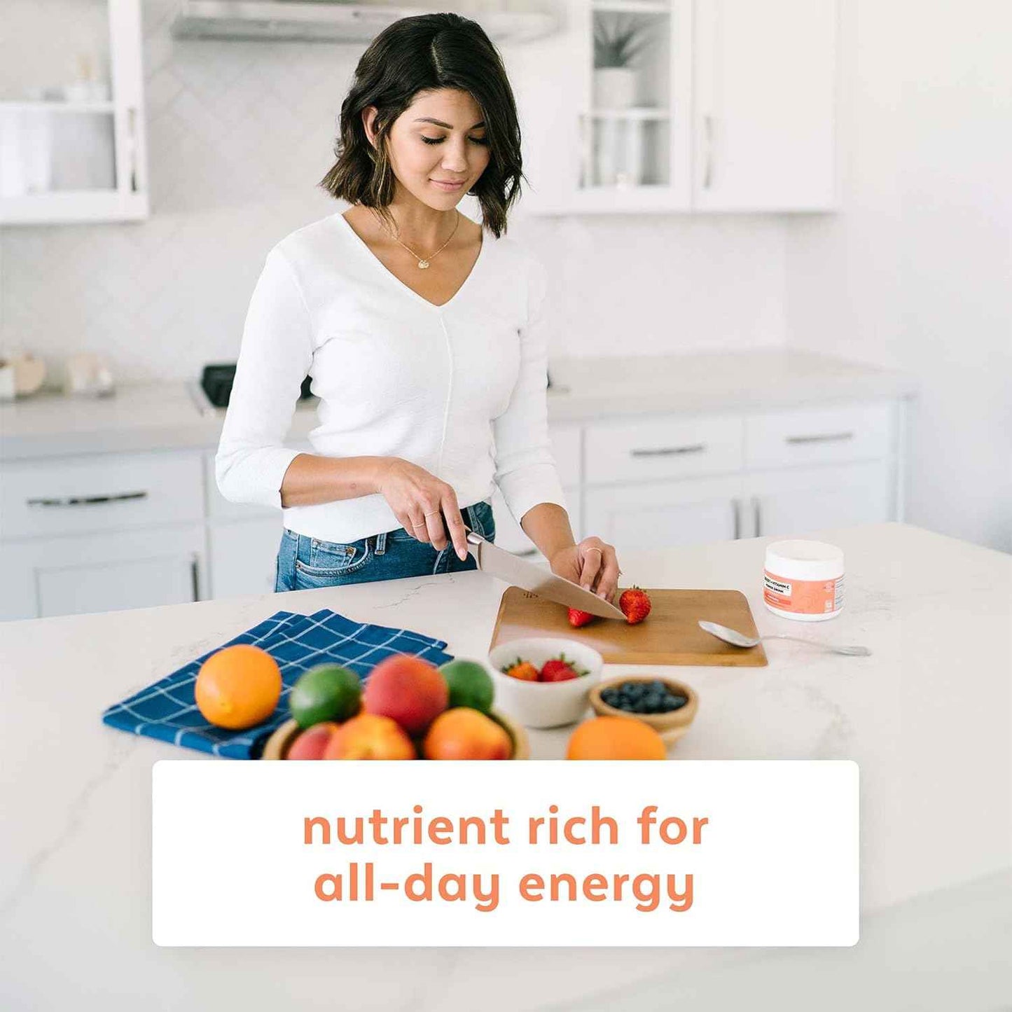 Wink Well Boost Vitamin C Powder Energy Drink for Immune Booster and Antioxidant Contains Vitamin C 100% Pure Ascorbic Acid, Vitamin D3 Cholecalciferol Magnesium, and Zinc 30 Servings