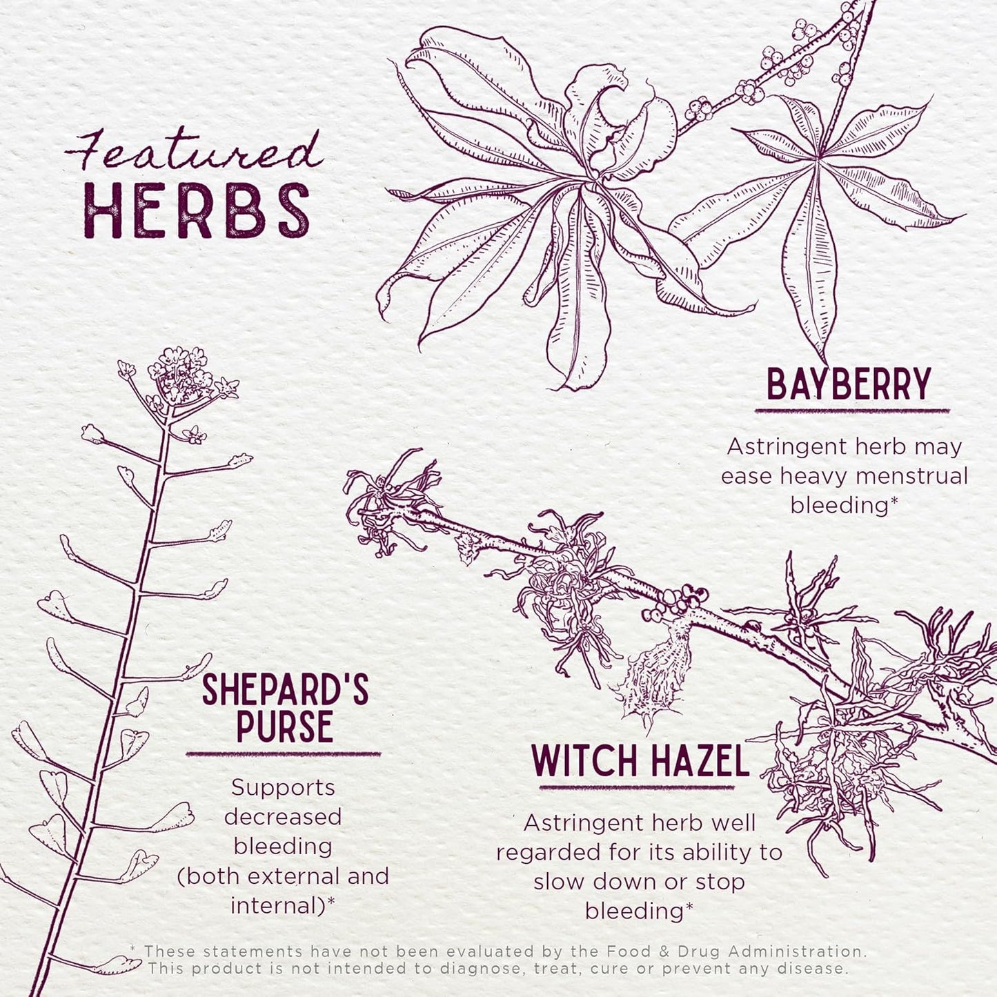 WishGarden Herbs Flow Stopper Lingering Cycle Herbal Formula - Shepherd's Purse & Witch Hazel, 4oz