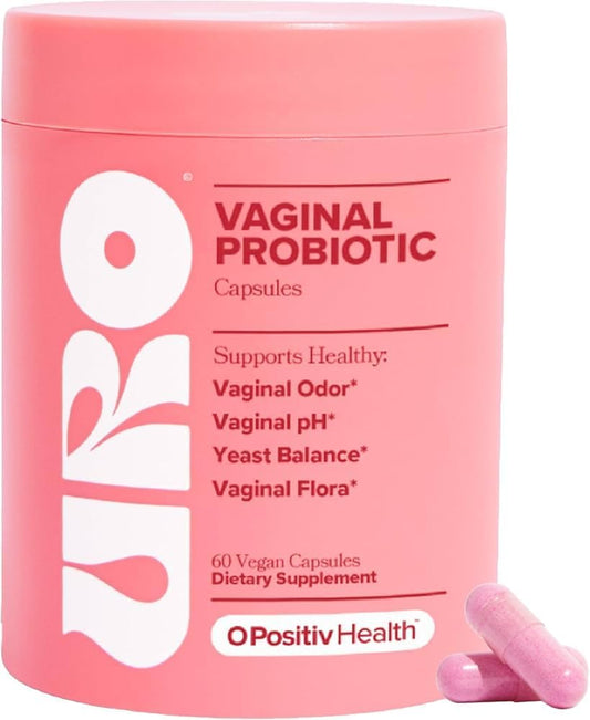 Women's Vaginal Health Probiotic Supplement with Prebiotics - Promotes pH Balance & Healthy Vaginal Flora - 60 Count