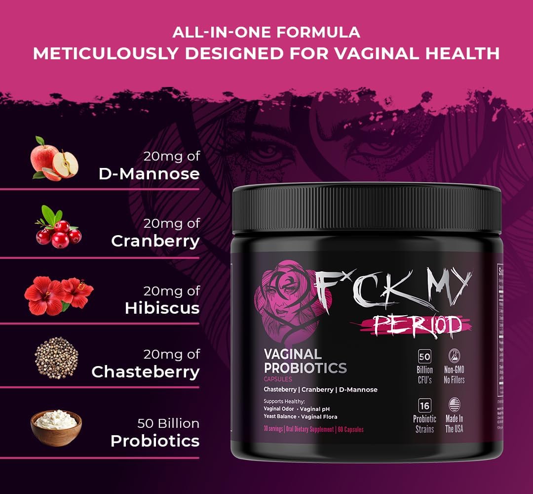 Women's Vaginal Probiotics for PH Balance & Health - 2 Pack for Gut, UTI, and Vaginal Health