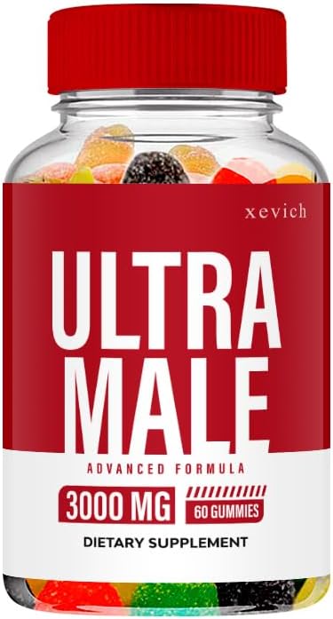 Xevich Ultra Male Gummies - Single Bottle of 60 Ultra Male Gummies