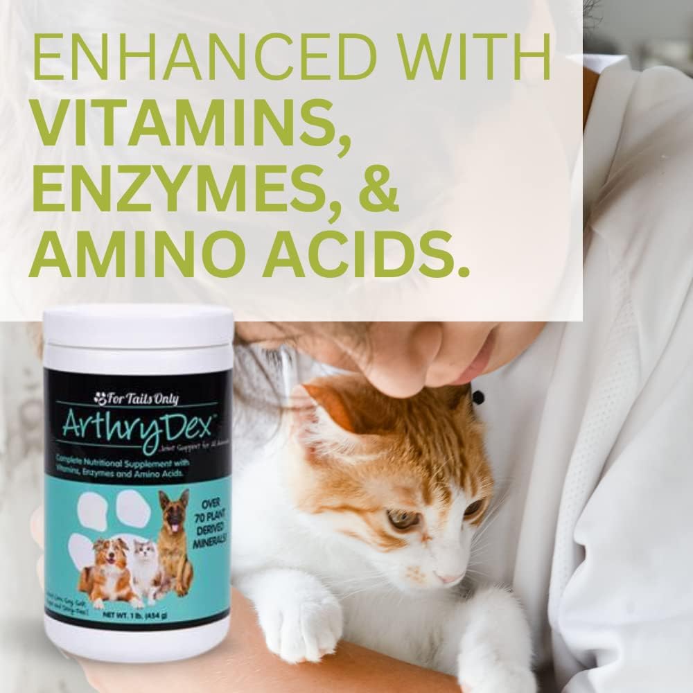 YOUNGEVITY Arthrydex Complete Nutritional Supplement for Pets - Vitamins, Probiotics, Enzymes for Healthy Bones & Joints - 2 lb Canister Pack