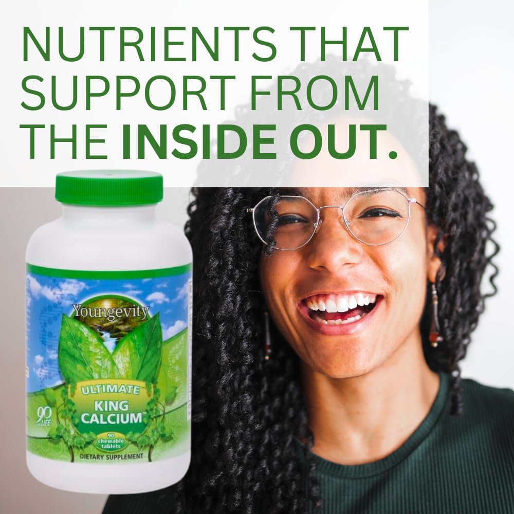 Youngevity Ultimate King Calcium Supplement - Boost Bone Health and Strength with Essential Nutrients