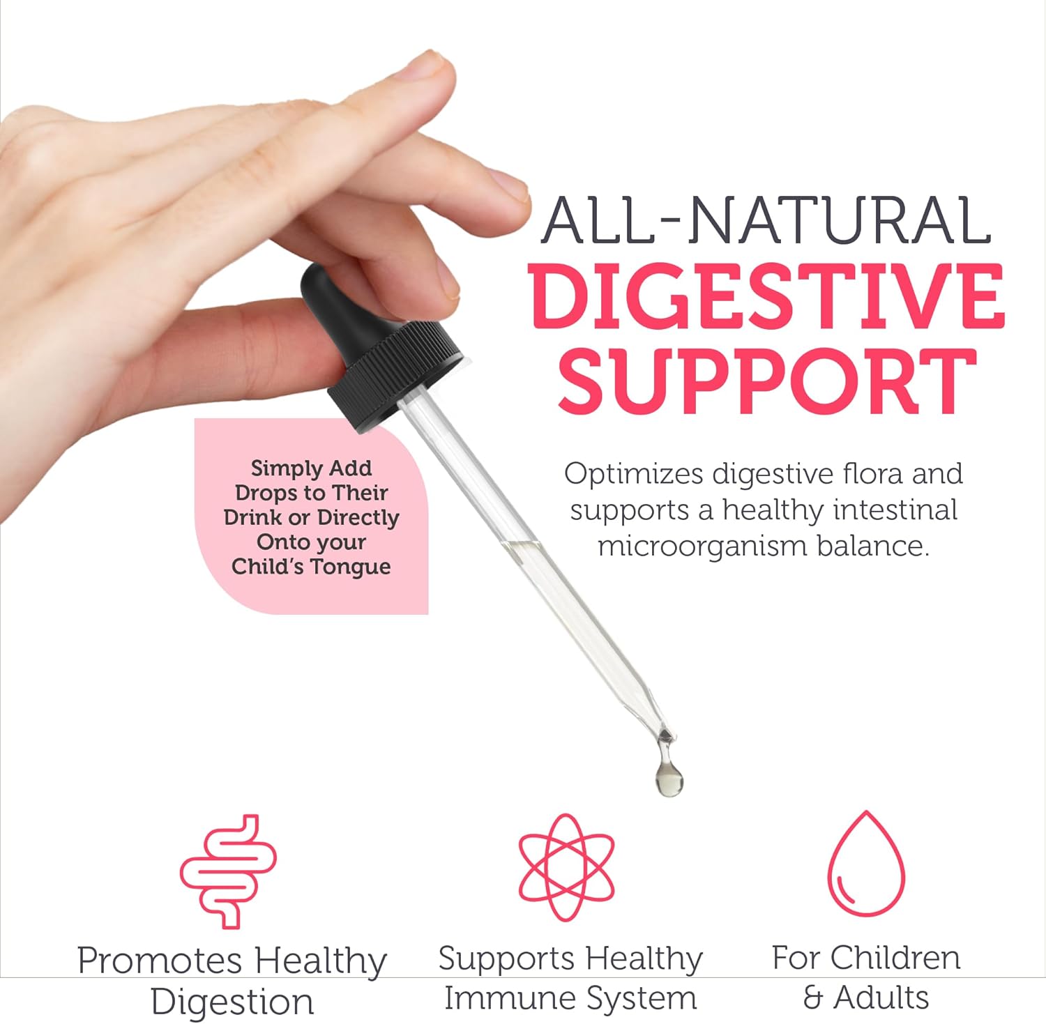 Zahler Kidophilus Liquid Drops Probiotics for Kids - Certified Kosher Children's Probiotic for Digestion & Immune Support - Fruit Punch Flavored Supplement