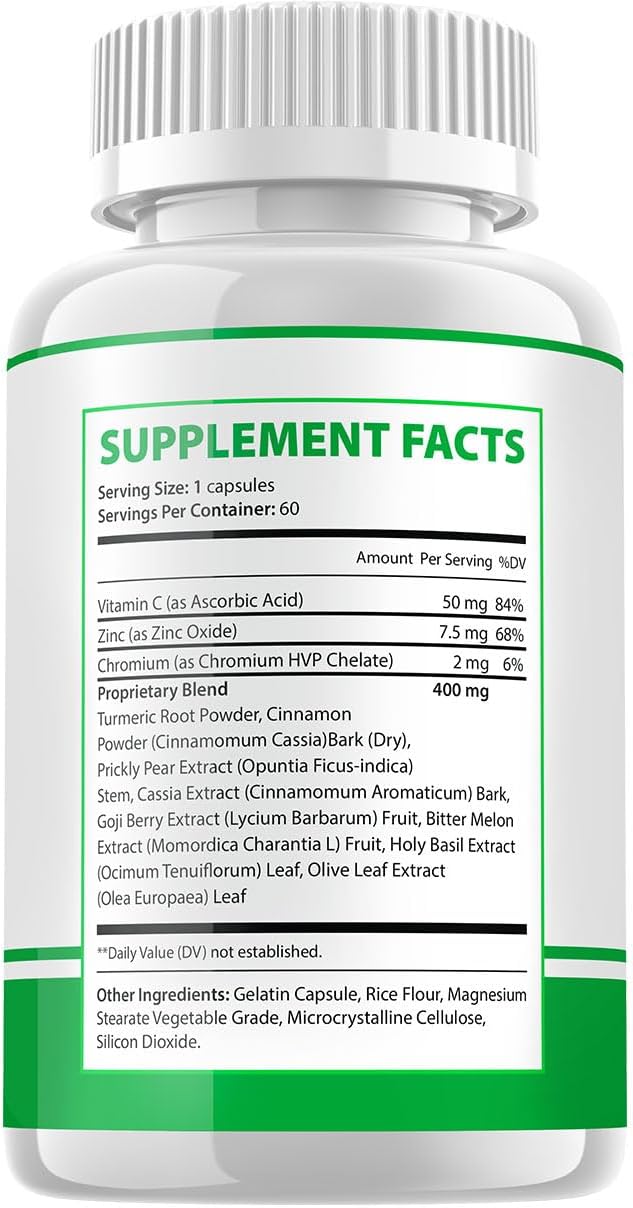 Zempoza Metabolism Boosting Capsules - Natural Dietary Supplement for Enhanced Metabolism and Energy (60 Capsules)