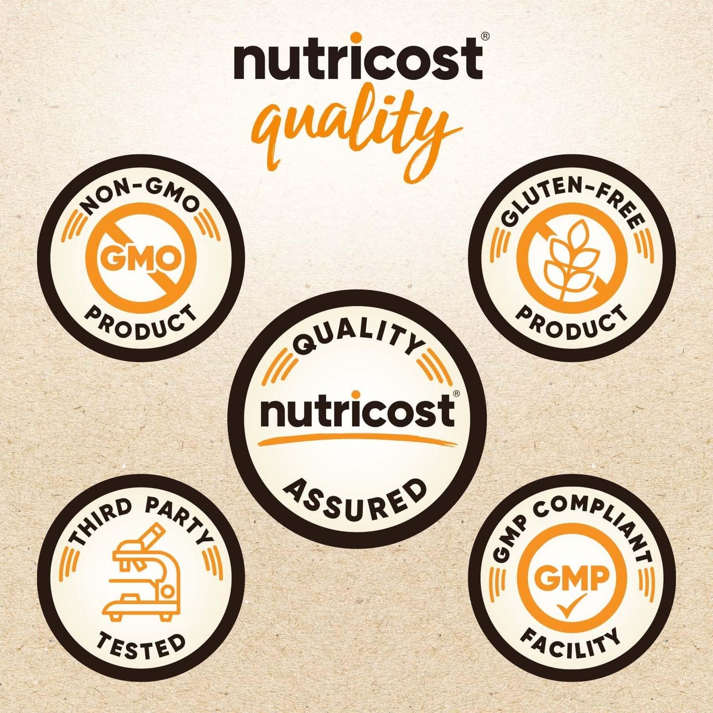 1 LB Nutricost Organic Pea Protein Powder - USDA Certified, Plant-Based Protein, Vegan, Gluten-Free, Non-GMO
