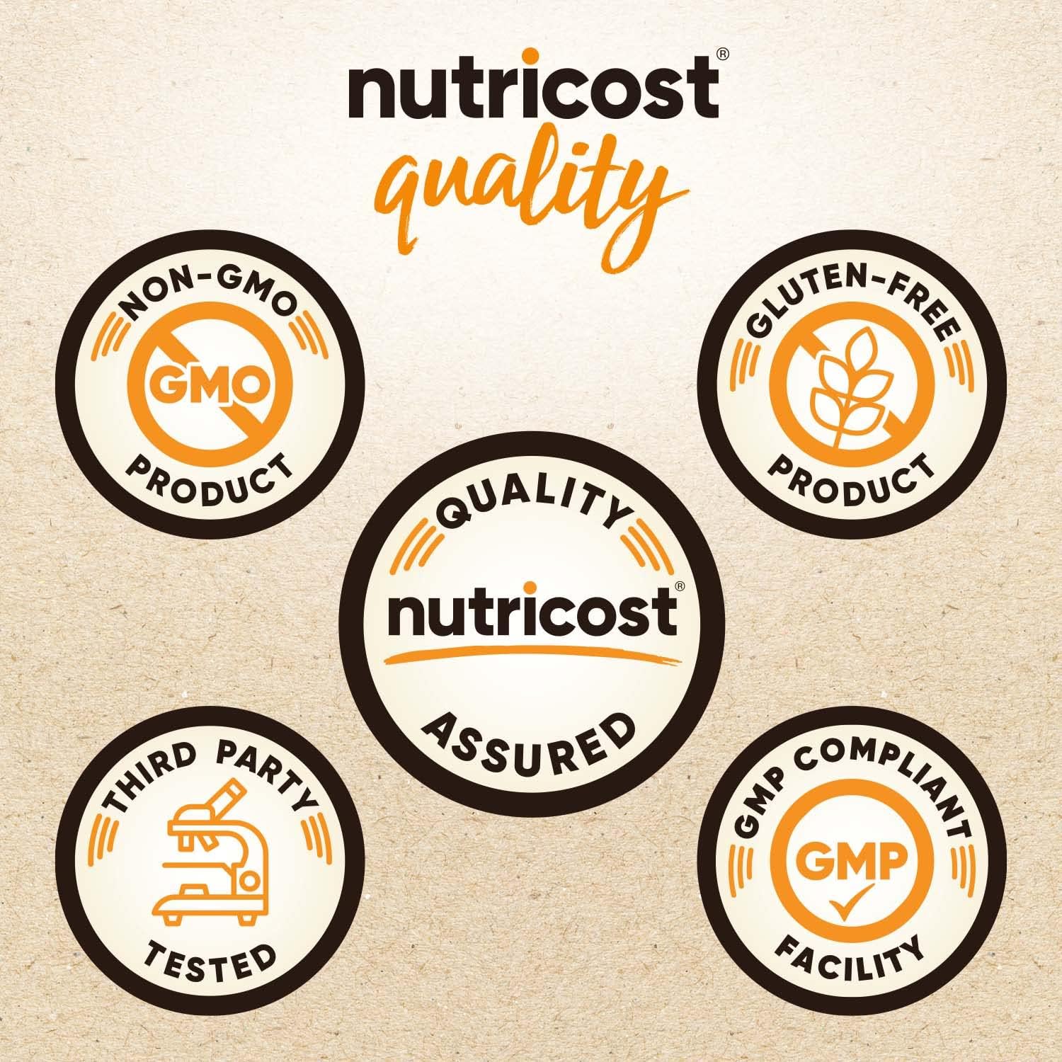 1 LB Nutricost Organic Pea Protein Powder - USDA Certified, Plant-Based Protein, Vegan, Gluten-Free, Non-GMO