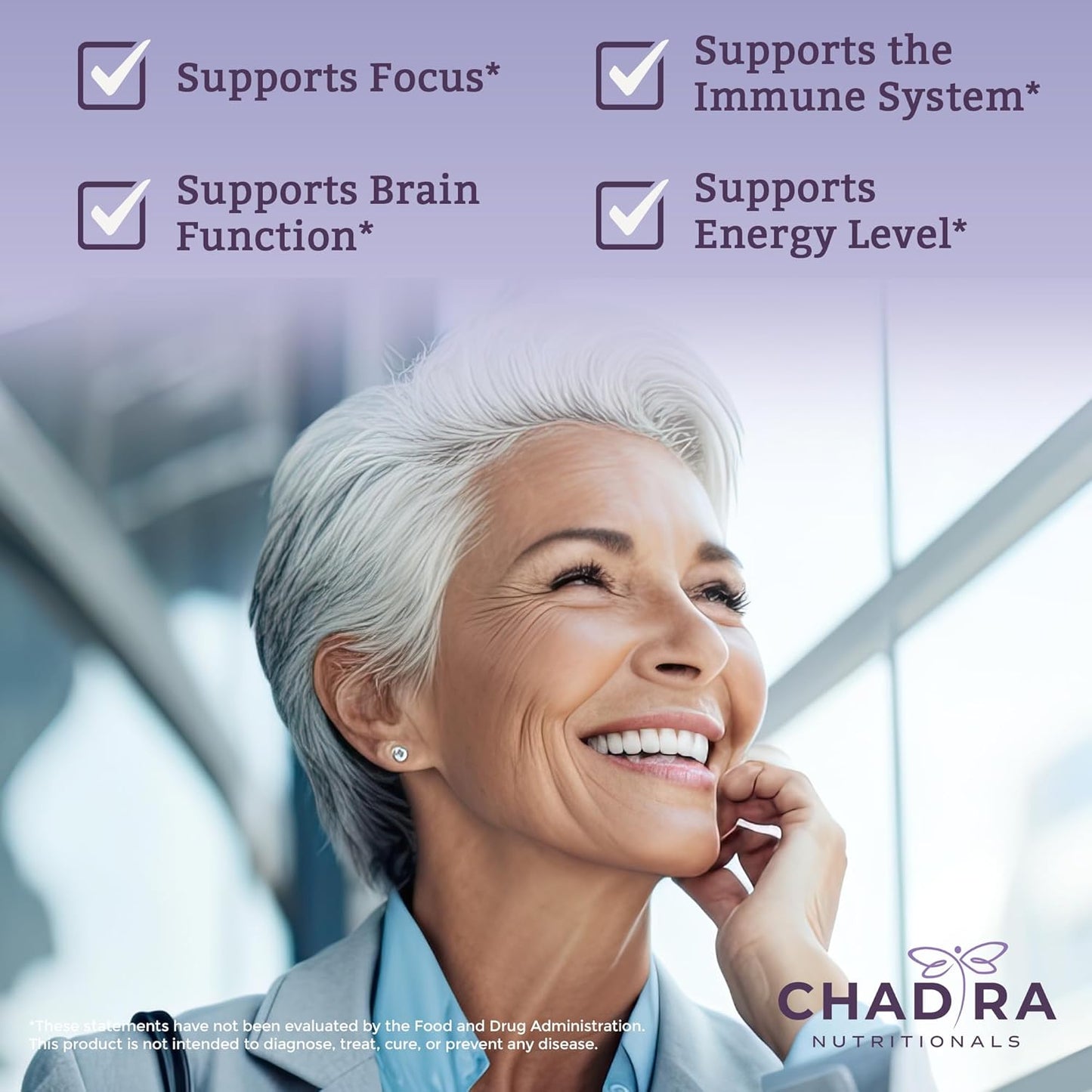 10-in-1 Mushroom Supplement for Immune Support, Energy & Brain - 60 Veggie Capsules by CHADTRA NUTRITIONALS