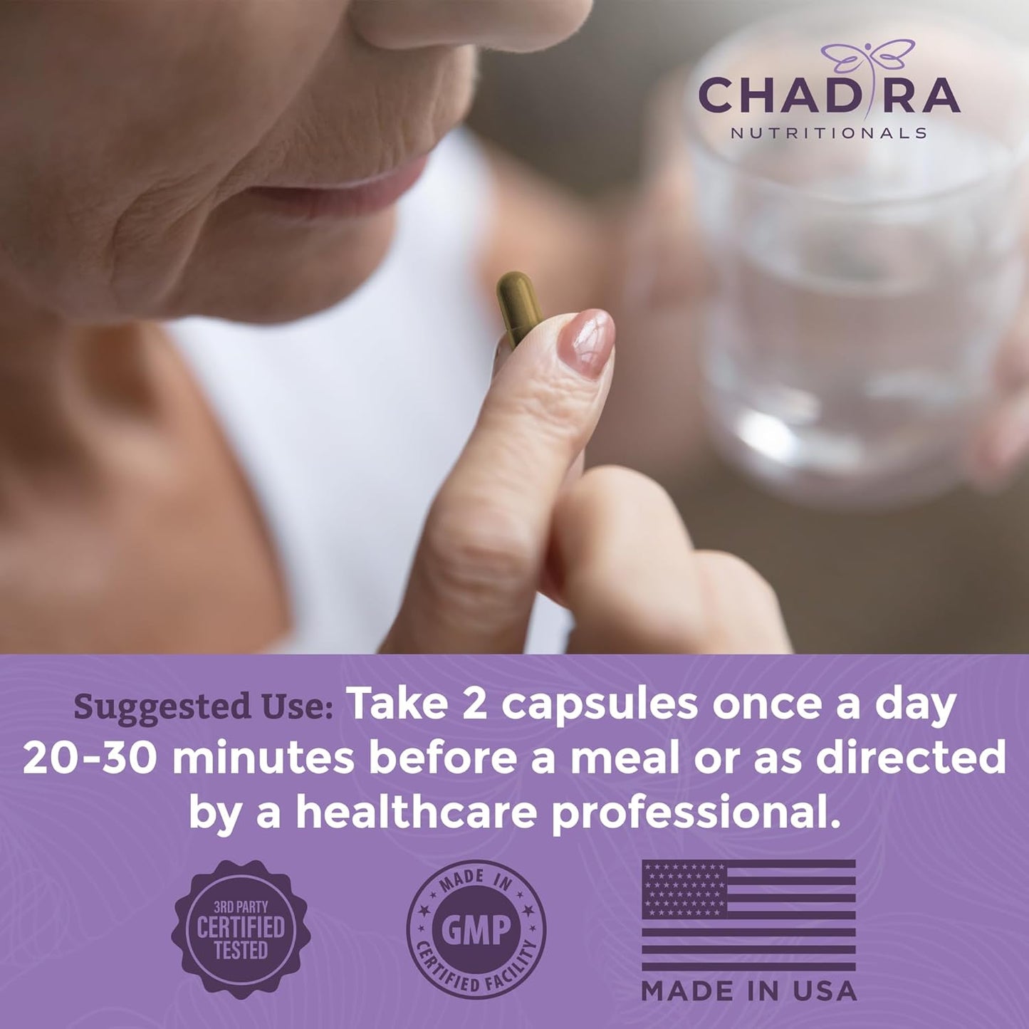 10-in-1 Mushroom Supplement for Immune Support, Energy & Brain - 60 Veggie Capsules by CHADTRA NUTRITIONALS