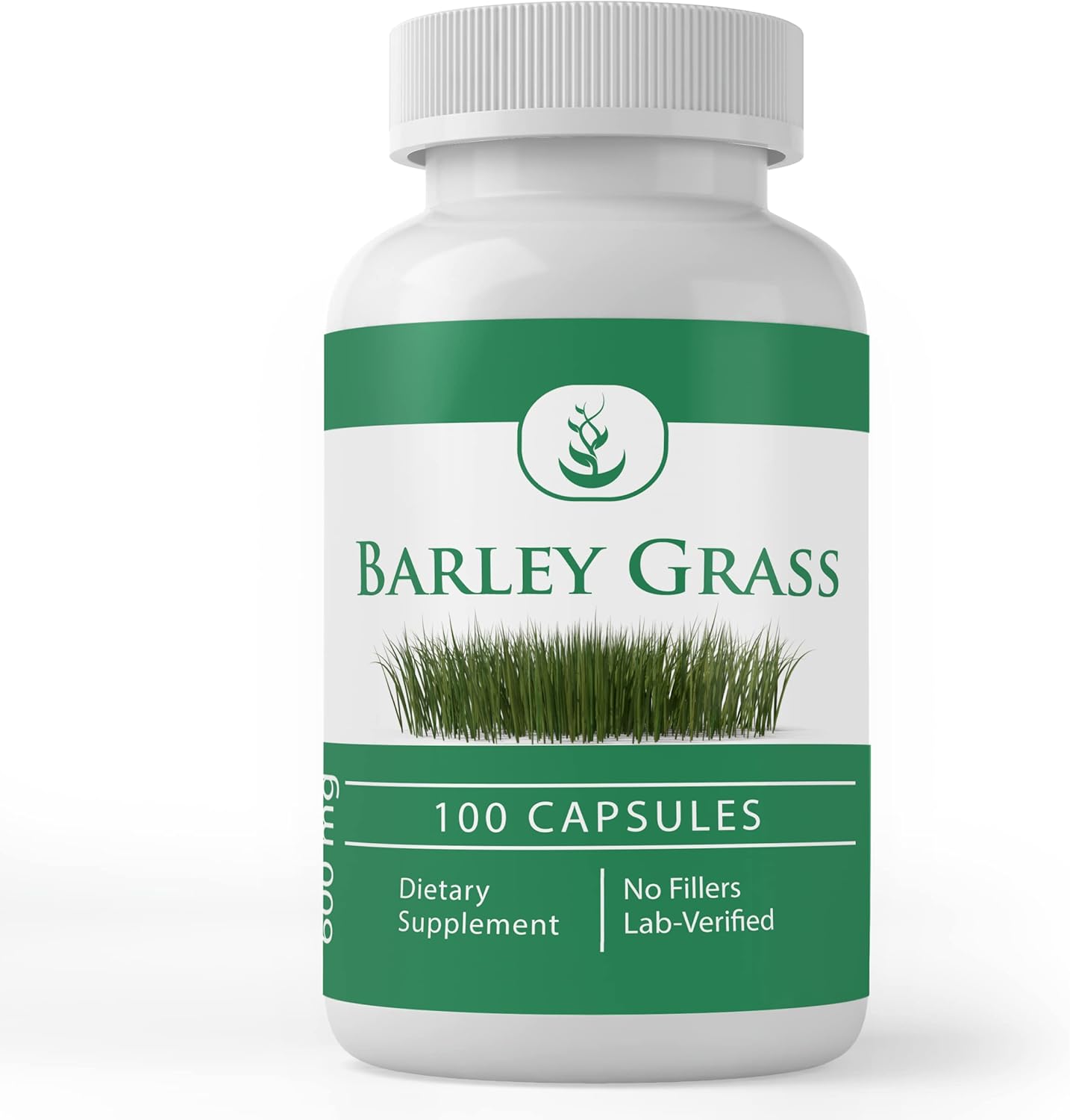 100 Capsules of Pure Barley Grass - No Additives or Fillers - Lab Verified Quality
