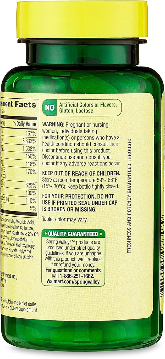 100 Count Super Vitamin B-Complex Tablets Dietary Supplement by ikj