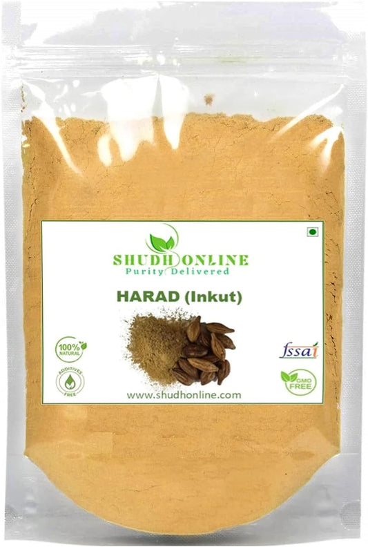 100 Grams of KRISTINA Harad Powder for  Slimming Formula , Digestion, Face, and Dark Circles - Haritaki, Inknut, Haralu, Harar, Karakkaya, Kaudukai