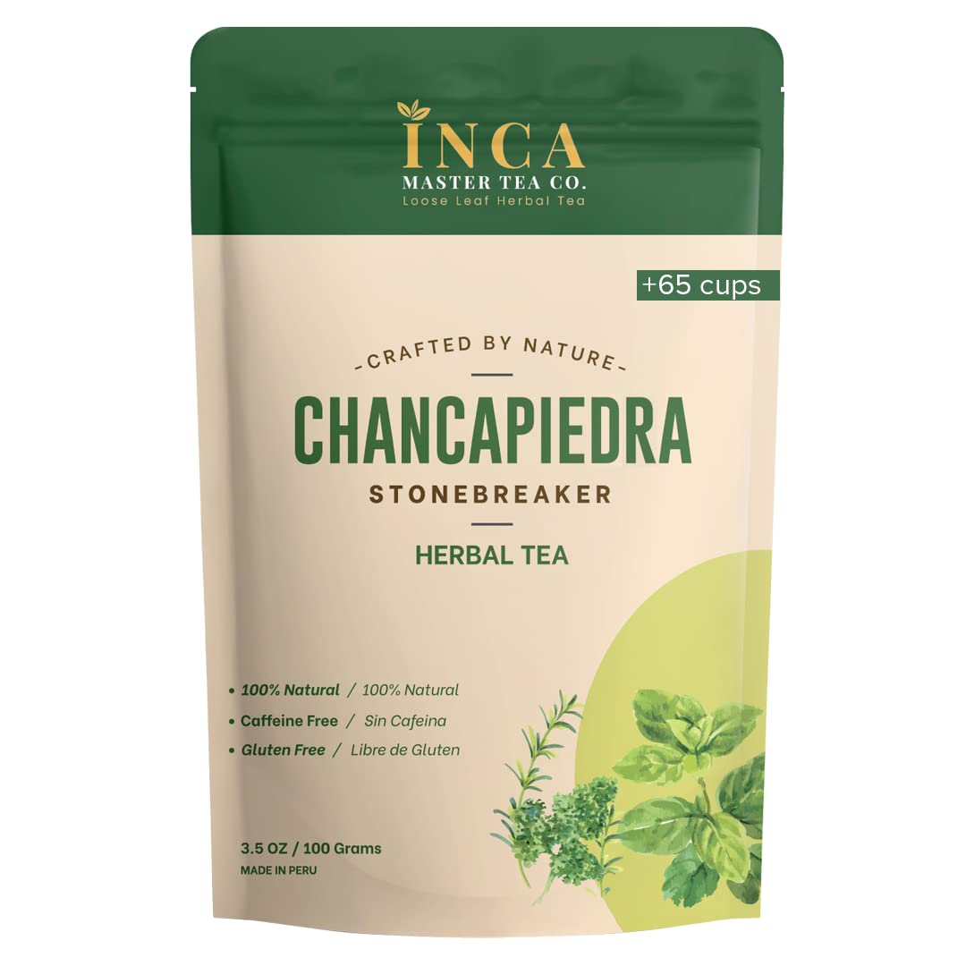 100% Natural Inca Master Chanca Piedra Stone Breaker Tea - Kidney Stone Dissolver & Gallbladder Cleanse - 100g Support