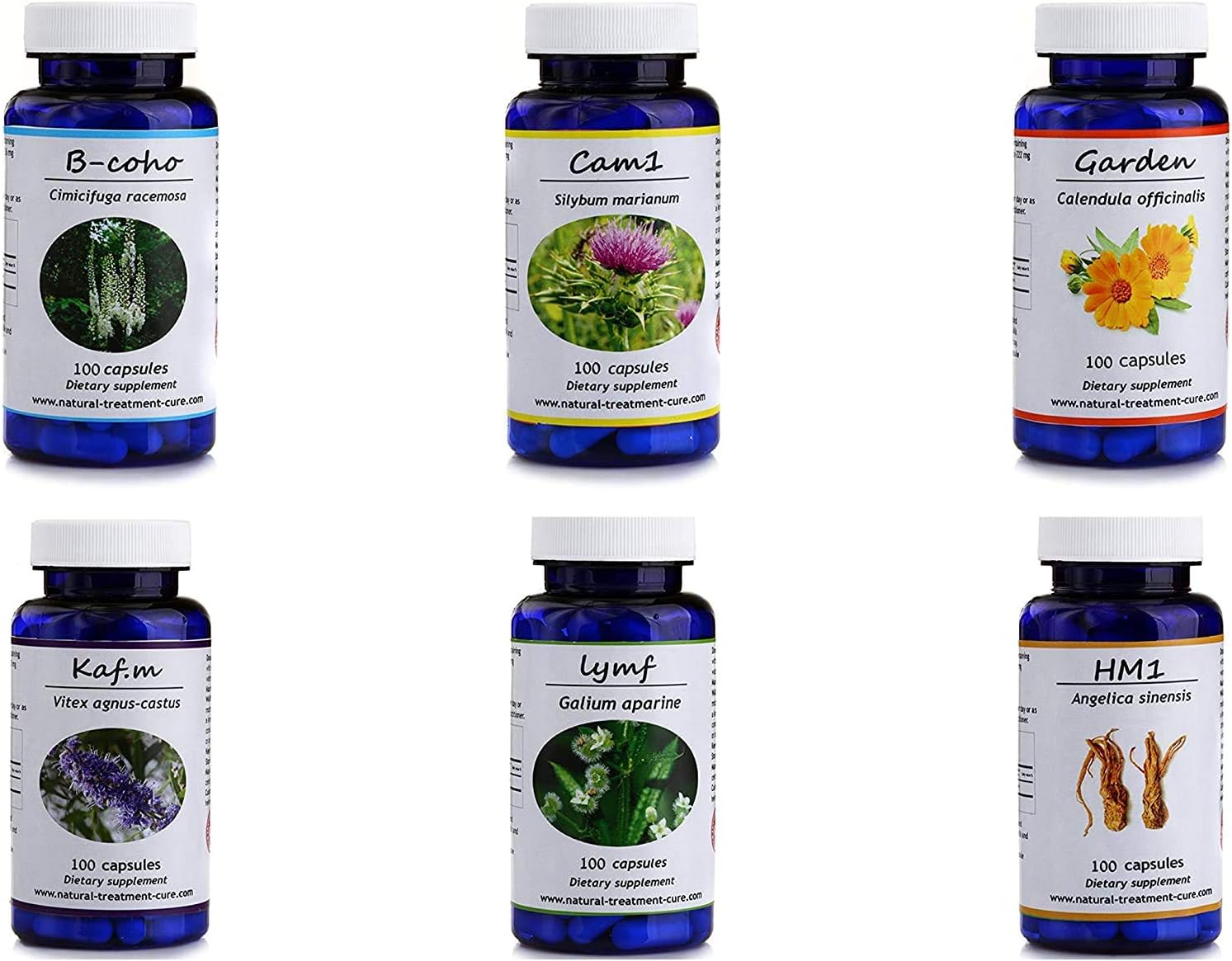 100% Natural Supplements Package for Fibroids - Organic Herbs, Vitamins, and Dietary Supplements - Vegan - Fibroid Relief