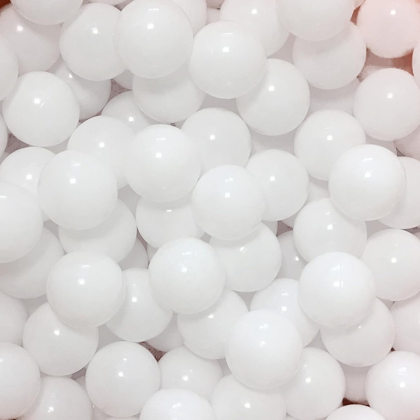 100 Pack MoonxHome BPA-Free Ball Pit Balls for Toddlers, Crush-Proof Plastic Ocean Balls for Children's Play Tent and Pool - 2.15 Inch