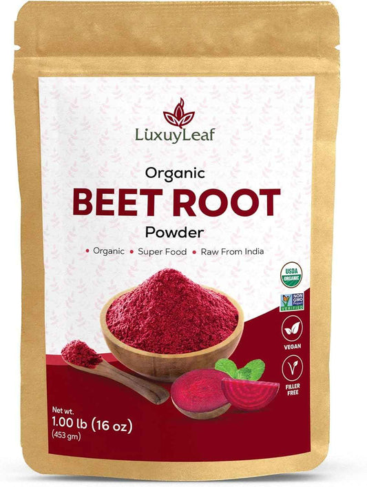 100% Pure & Natural Superfood Supplement, Rich in Nitrates, Antioxidant & Essential Nutrients, Boosts Energy & Supports Heart Health, Non-GMO & Vegan-Friendly (Organic Beetroot Powder)