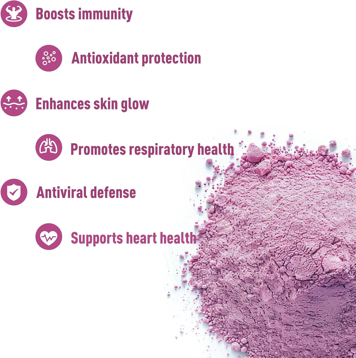 100% Pure Organic Elderberry Juice Powder - 16 oz - Rich in Antioxidants and Multivitamins - High Antioxidant Effects - Anti-Inflammatory - Natural Green Food
