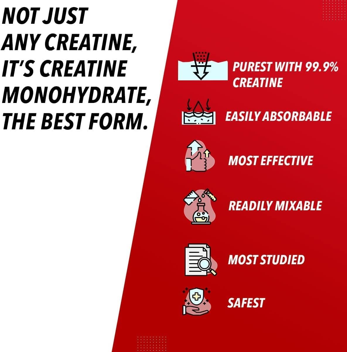100g Unflavored Creatine Monohydrate Powder for Athletic Performance | Muscle Fuel | Energy Support during Workouts | Made in USA