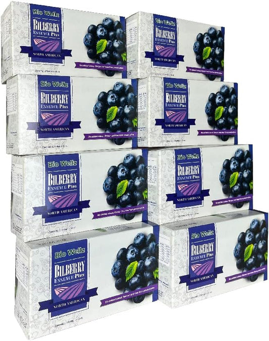 10ml x 96 Bio Wellz Bilberry Extract Drinks for Eye & Skin Care - Acne Prone Skin, Wrinkle Reduction, Dry & Puffy Eyes Relief, UV Protection