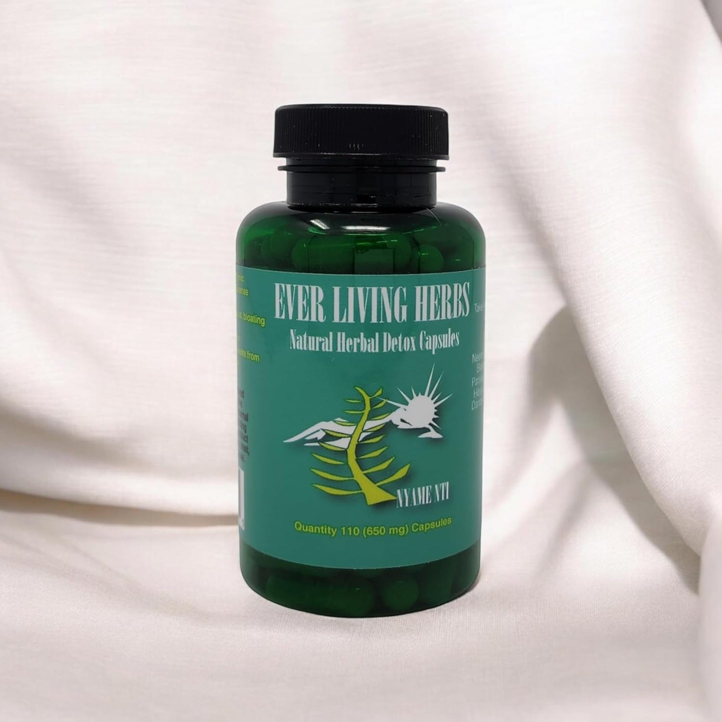 110 Capsules Ever Living Herbs Herbal Detox - All-Natural Formula from Italy