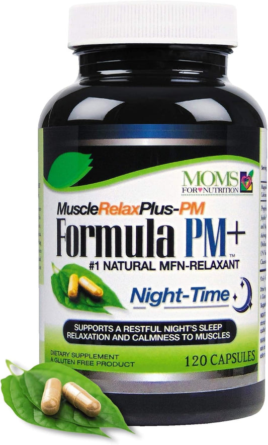 120 Capsules Night-Time Muscle Relax Formula for Moms - 1,500mg Strength with Magnesium Glycinate - Gluten Free