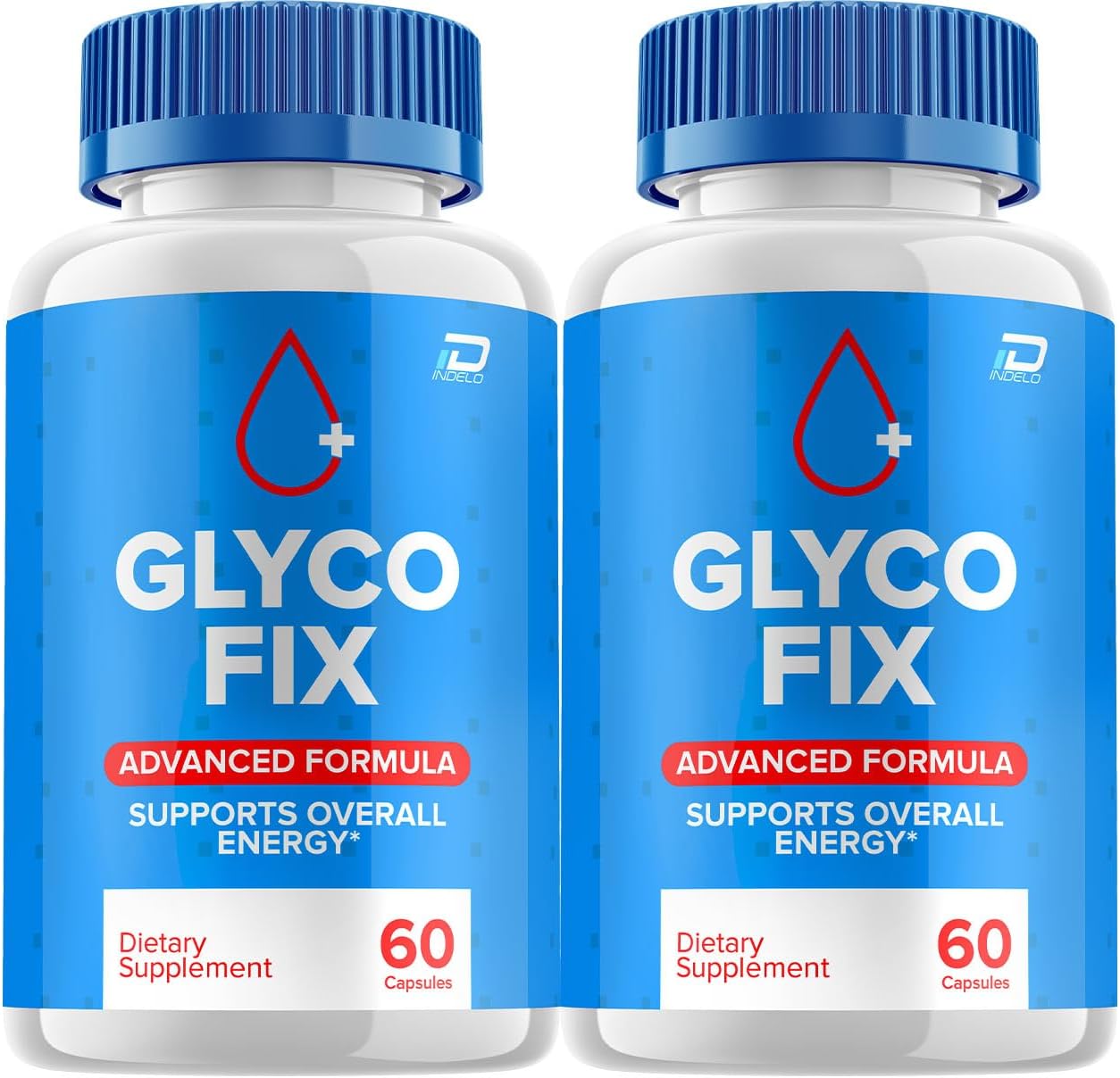 120 Capsules of Indelo GlycoFix Advanced Supplement - Natural Formula for Healthy Glyco Levels, Maximum Strength Daily Support