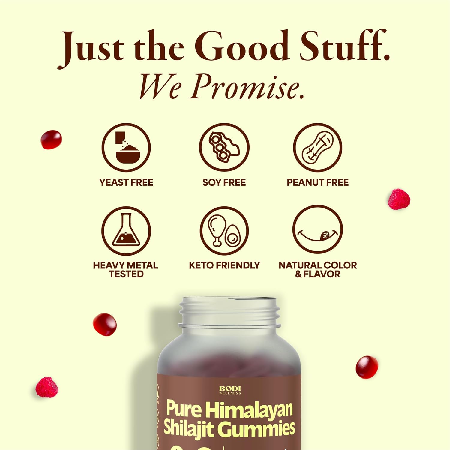 1500mg Pure Himalayan Shilajit Gummies - 270 Vegan, Sugar-Free Gummies with 85+ Trace Minerals & Fulvic Acid for Energy, Immune Support, Mental Clarity - Non-GMO Supplement for Men & Women