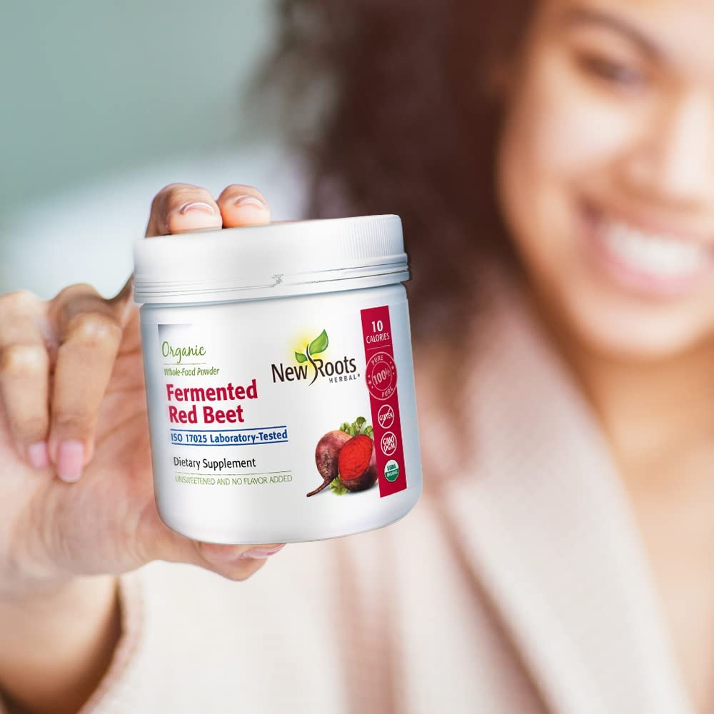 150g New Roots Herbal Fermented Beetroot: Superfood for Energy, Circulation, & Inflammation