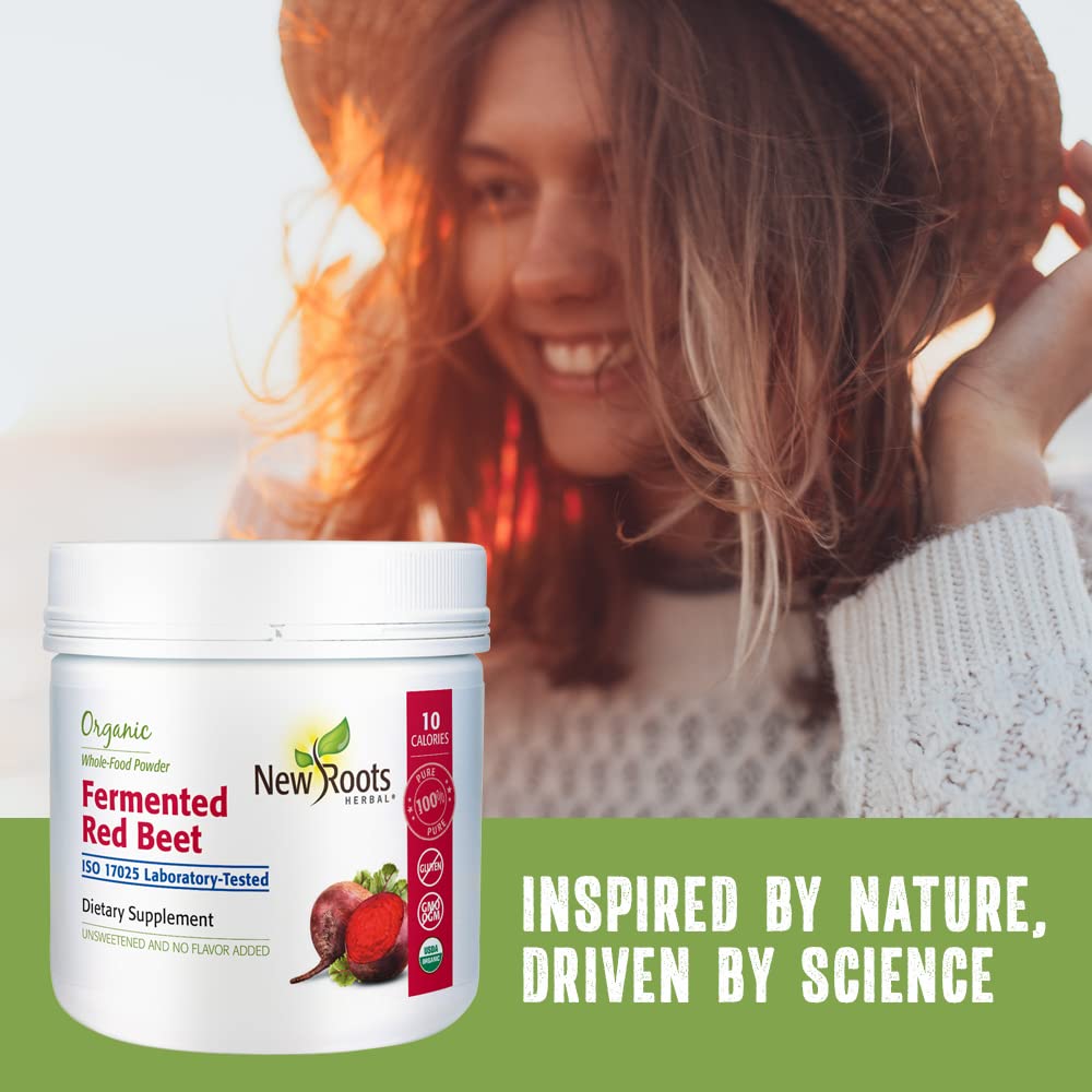 150g New Roots Herbal Fermented Beetroot: Superfood for Energy, Circulation, & Inflammation