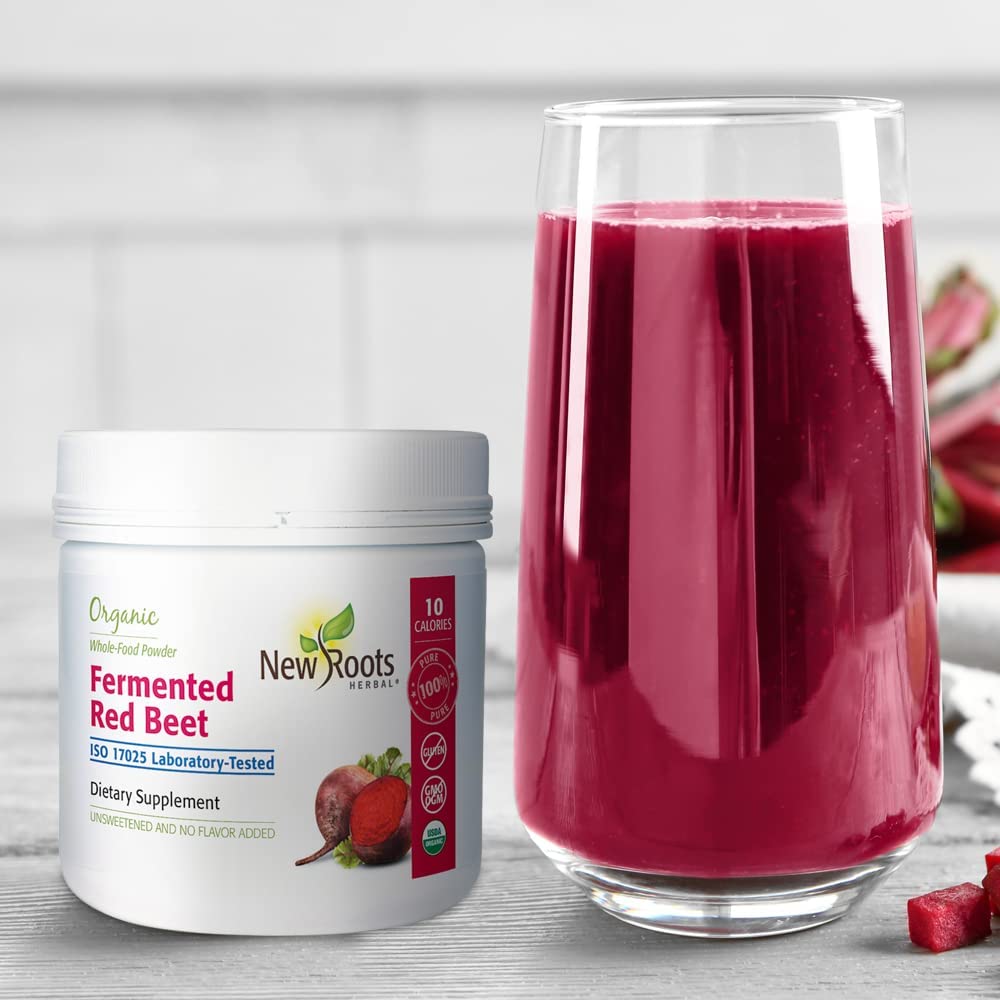 150g New Roots Herbal Fermented Beetroot: Superfood for Energy, Circulation, & Inflammation