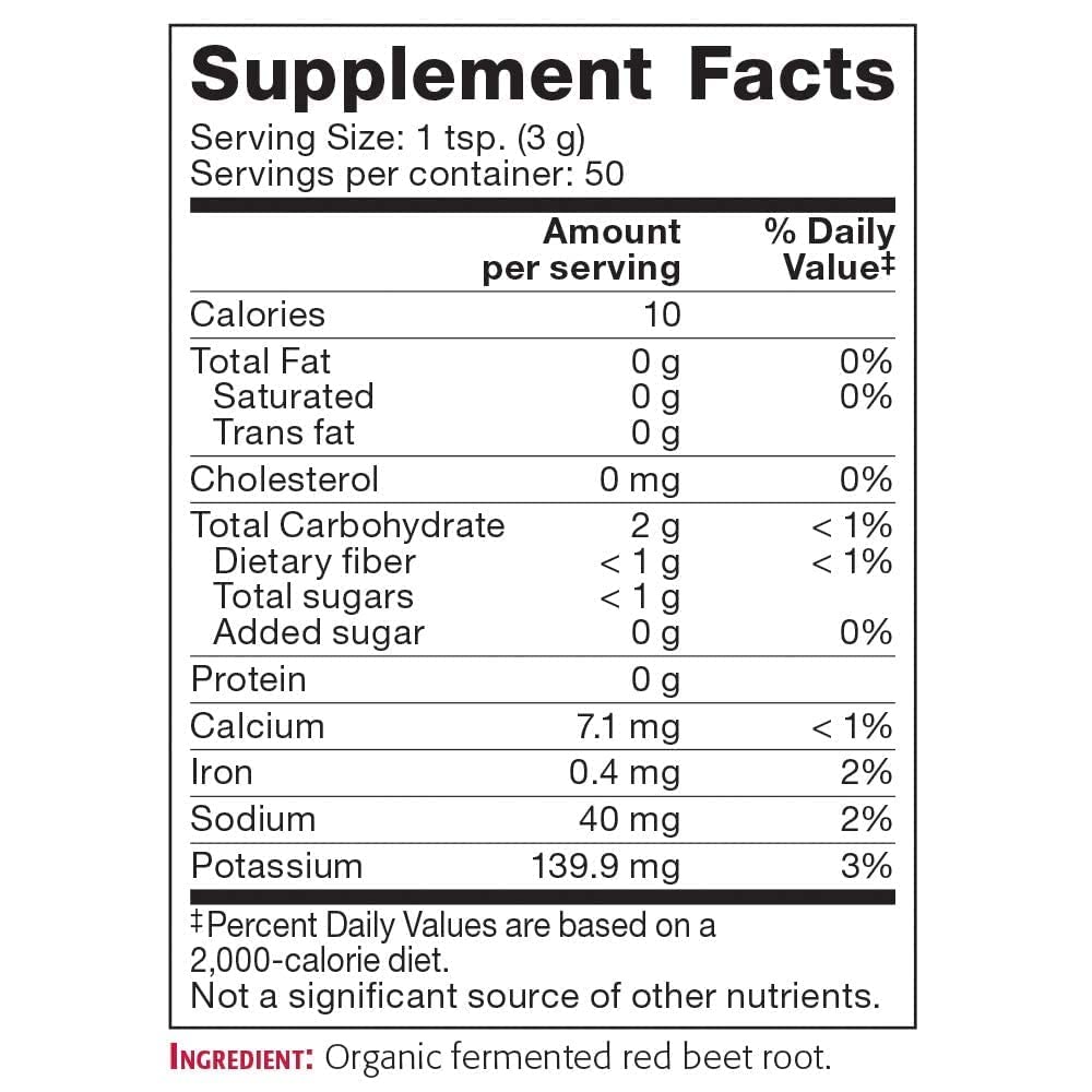 150g New Roots Herbal Fermented Beetroot: Superfood for Energy, Circulation, & Inflammation