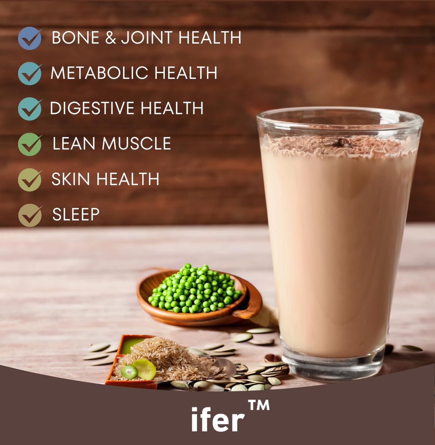 16-Hour Chocolate Collagen Protein with 15g Vegan Protein, 18 Amino Acids, MCT Oil, and Digestive Enzymes - 500g