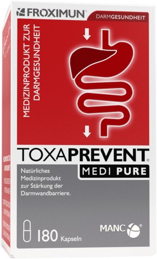 180 Capsules of Toxaprevent MEDI PURE - Natural Clinoptilolite-Zeolite (MANC)