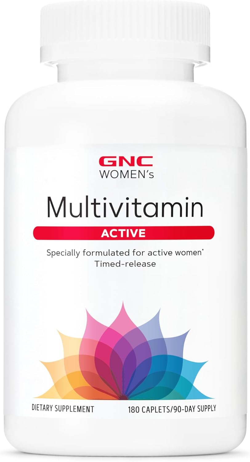 180-Count GNC Women's Active Multivitamin for Energy, Bone Health, and Wellness