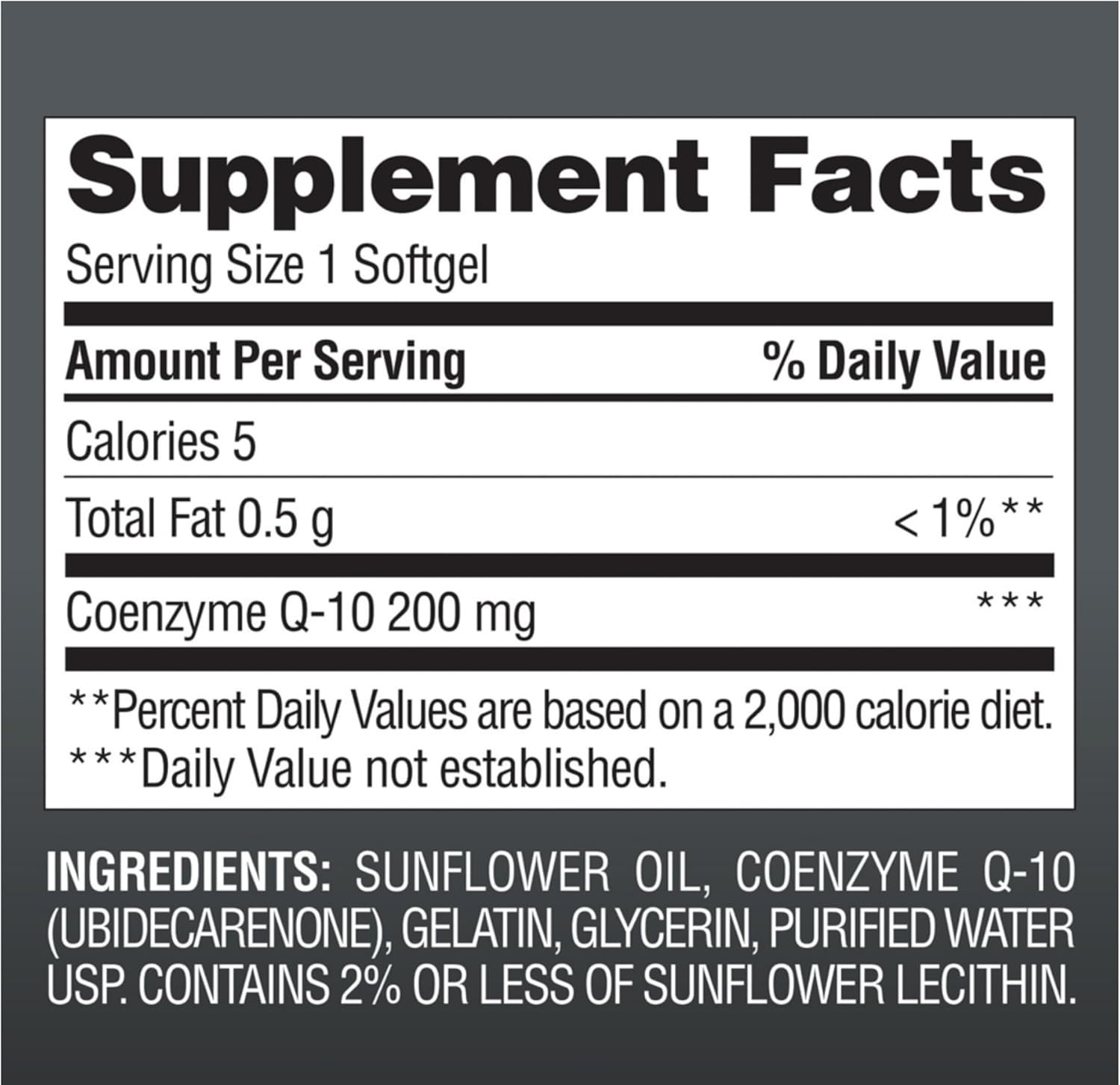 180 Softgels of Members Mark CoQ10 200mg Dietary Supplement for Cellular Energy and Antioxidant Support