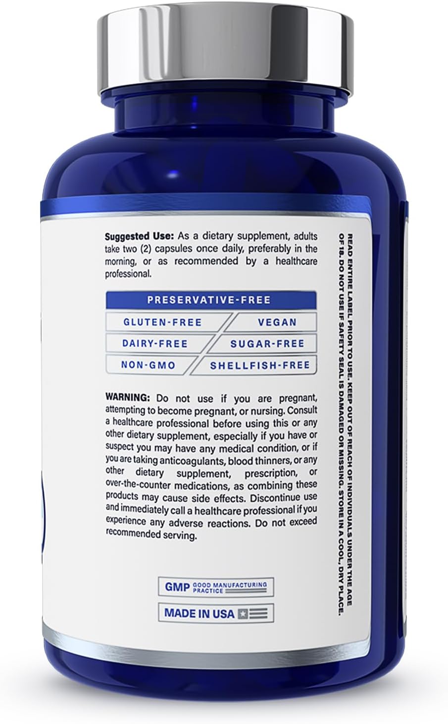 1MD Nutrition MindMD Brain Supplement with Bacopa Monnieri & Green Tea Extract for Memory, Focus, and Nootropic Brain Support - 60 Capsules