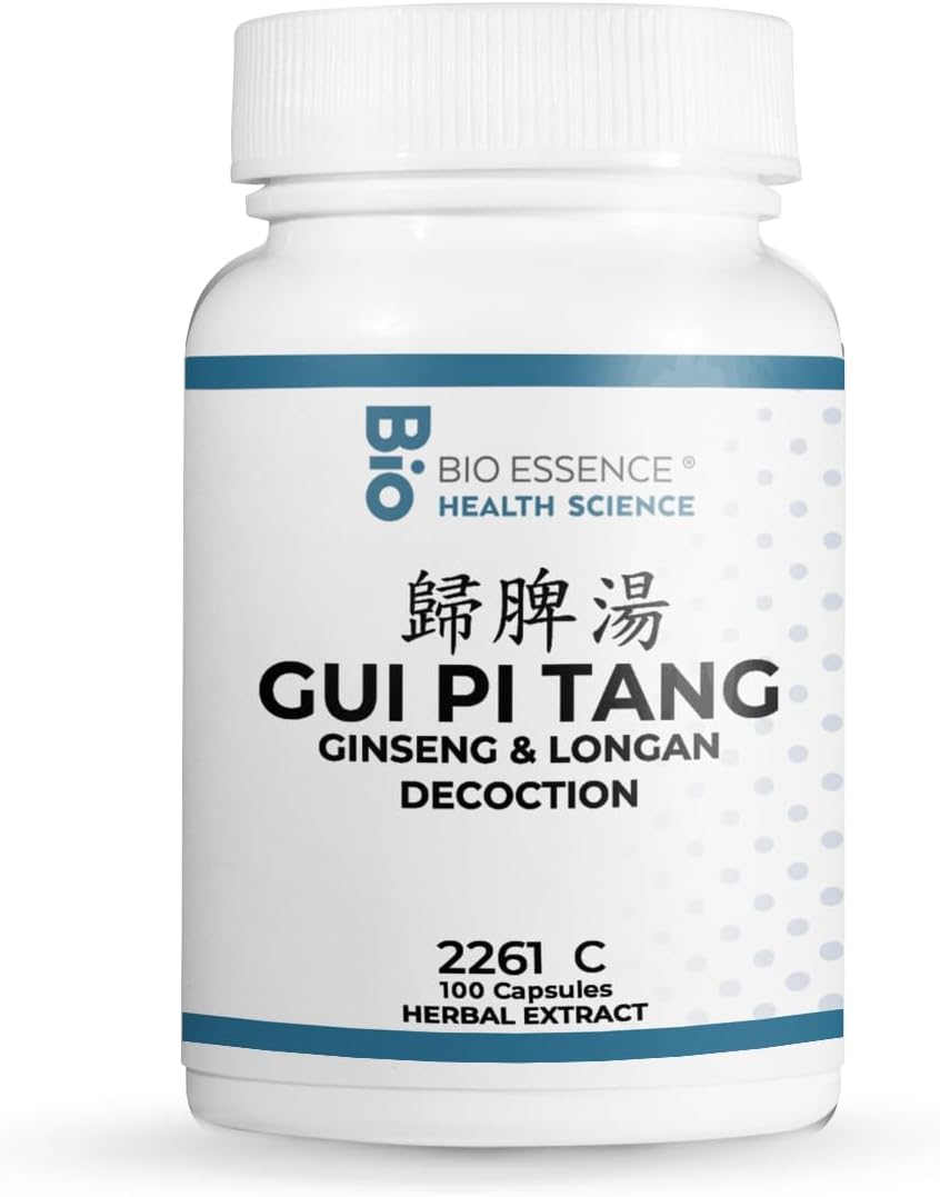 2 Bottles Bio Essence Health Science 2261C GUI Pi Tang Capsules with Ginseng & Longan Decoction