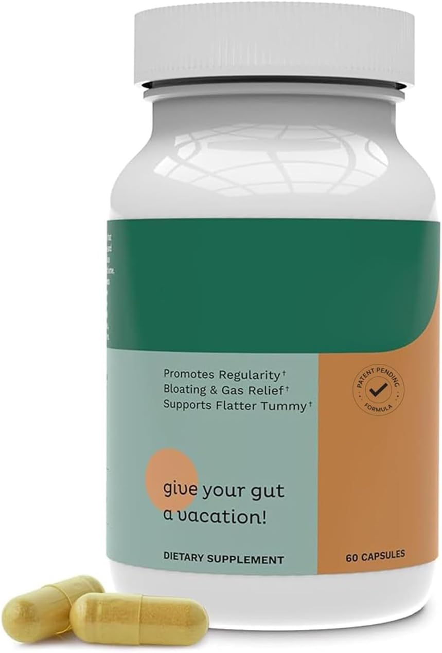 2 Bottles Probiotic for Gut Health: Relief Gas, Bloating, Constipation, Leaky Gut Repair, Cleanse & Regulate Digestion