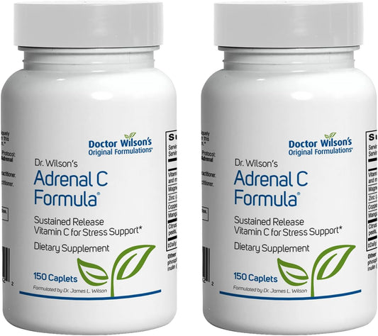 2-Pack Adrenal C Formula by Doctor Wilson's Original Formulations - 150 Caplets