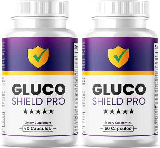 (2 Pack) Gluco Shield Pro Capsules, Gluco Shield Pro, Gluco Shield Pro Pills, Gluco Shield Pro, Glucoshield Advanced Formula, Glucoshield Vitamins, Glucoshield for Reviews